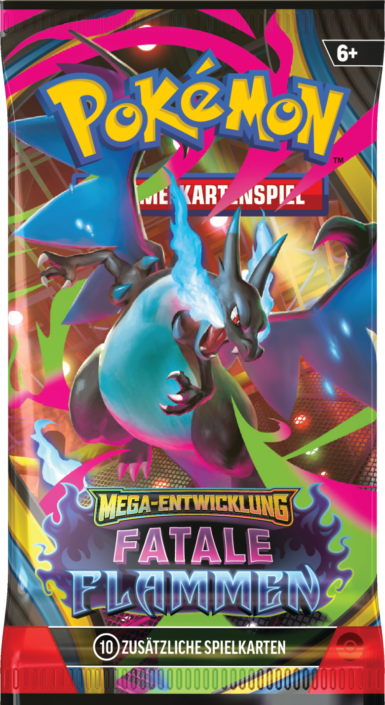 Pokémon TCG: Mega-Entwicklung: Fatale Flammen – Boosterpack (Deutsch)