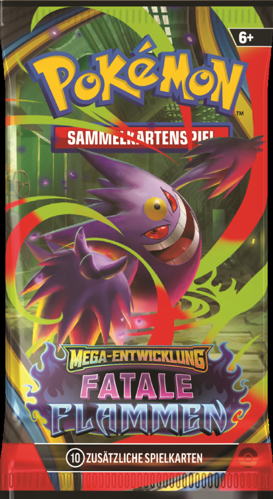 Pokémon TCG: Mega-Entwicklung: Fatale Flammen – Boosterpack (Deutsch)