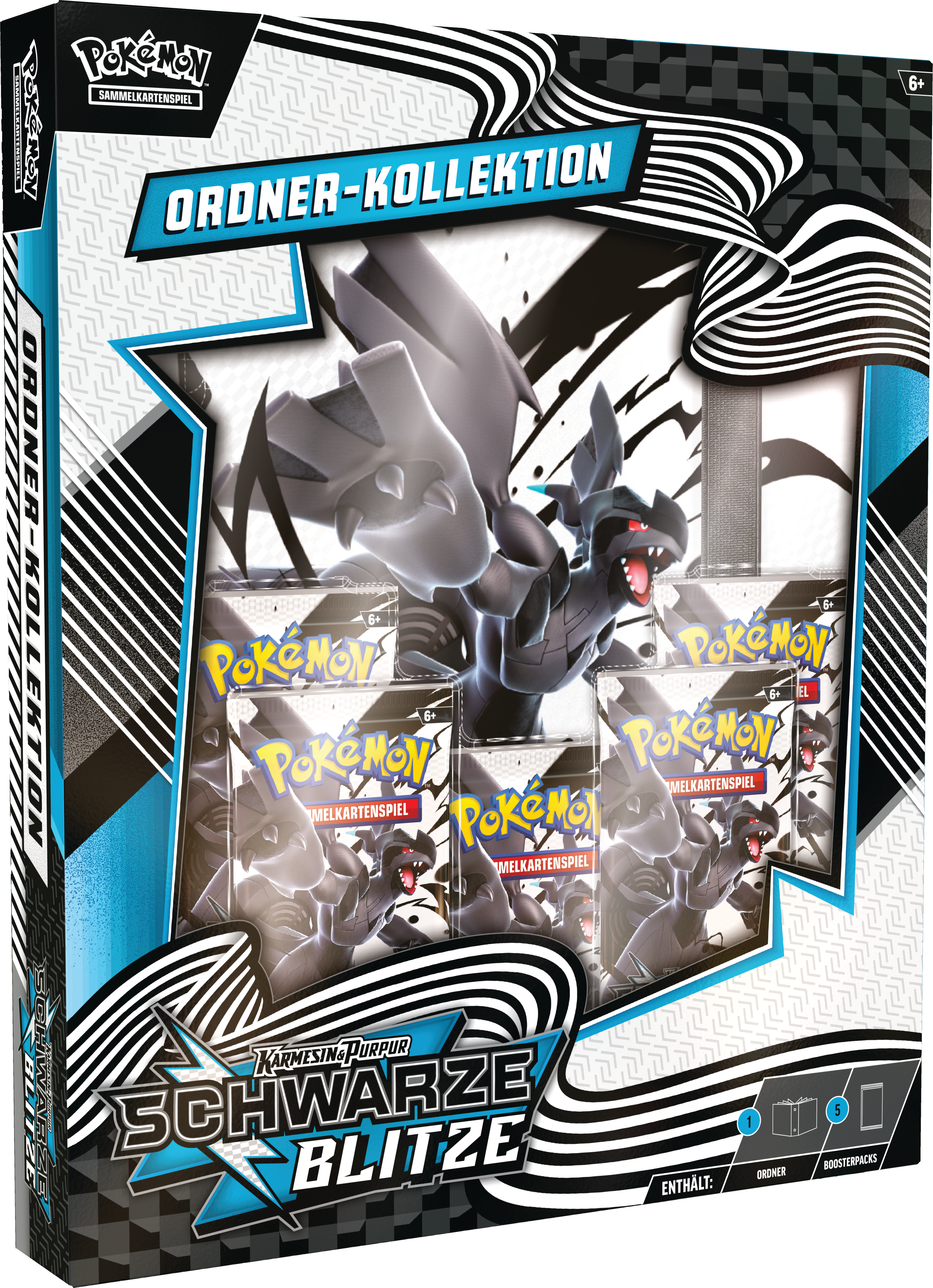 Pokémon TCG: Schwarze Blitze – Ordner-Kollektion (Deutsch)