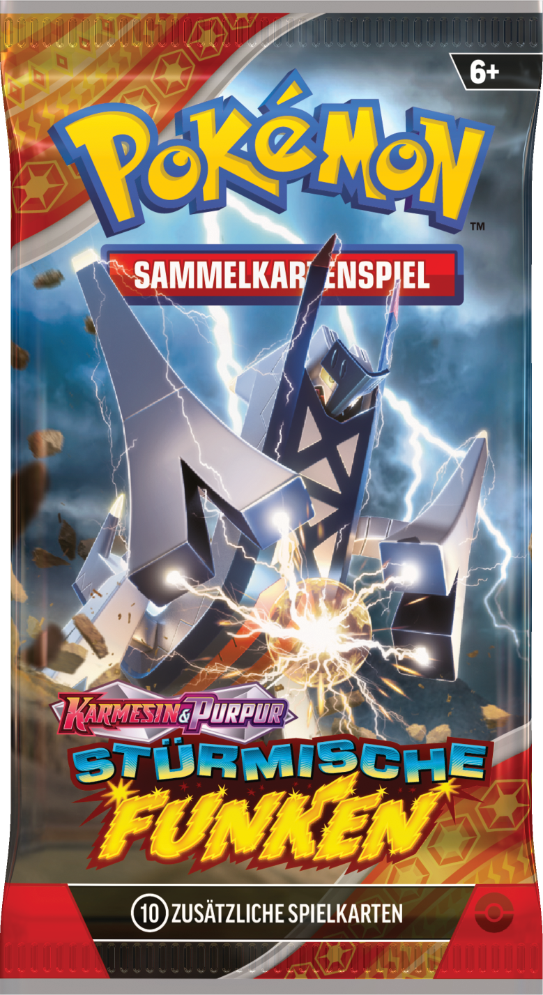Pokémon TCG: Stürmische Funken – Boosterpack (Deutsch)
