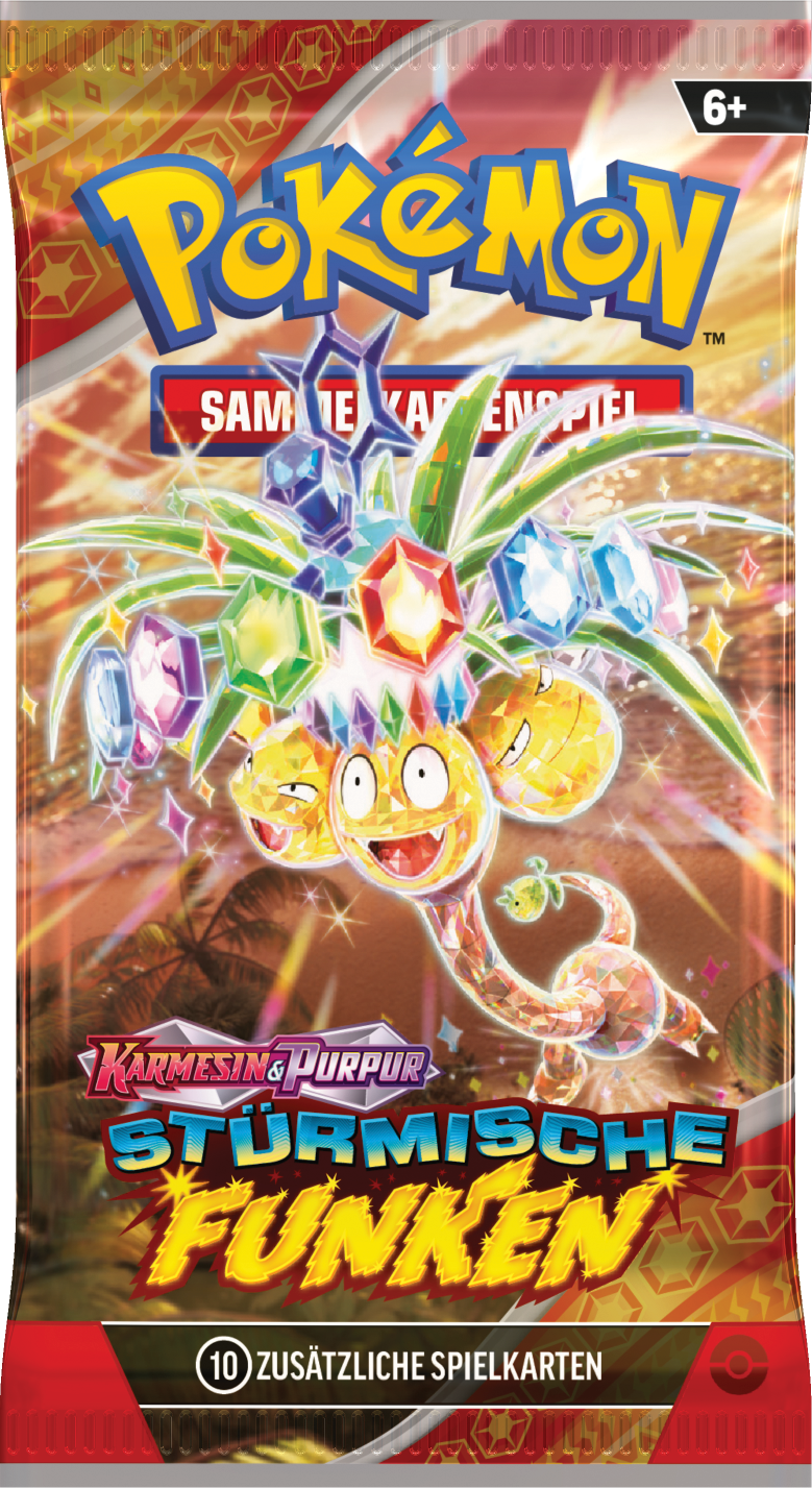 Pokémon TCG: Stürmische Funken – Boosterpack (Deutsch)