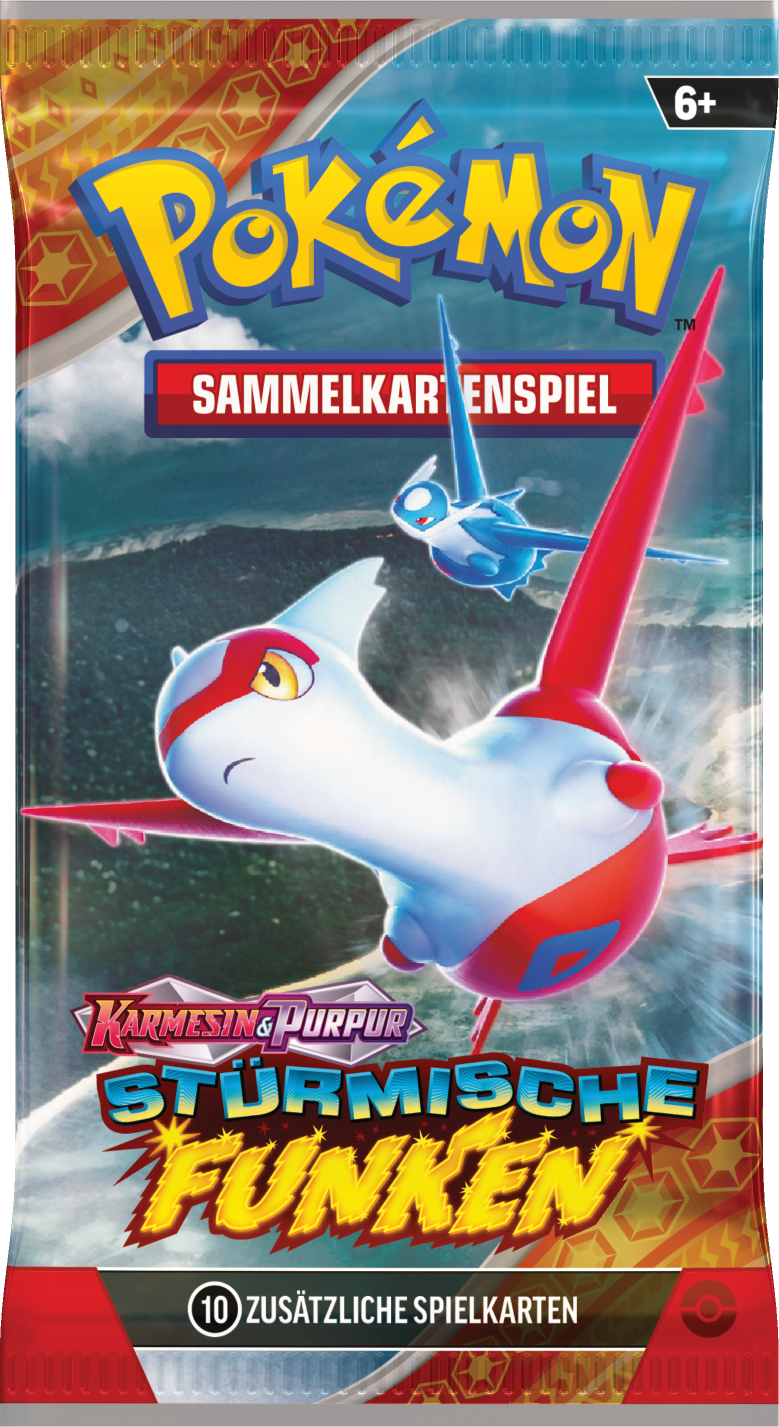 Pokémon TCG: Stürmische Funken – Boosterpack (Deutsch)