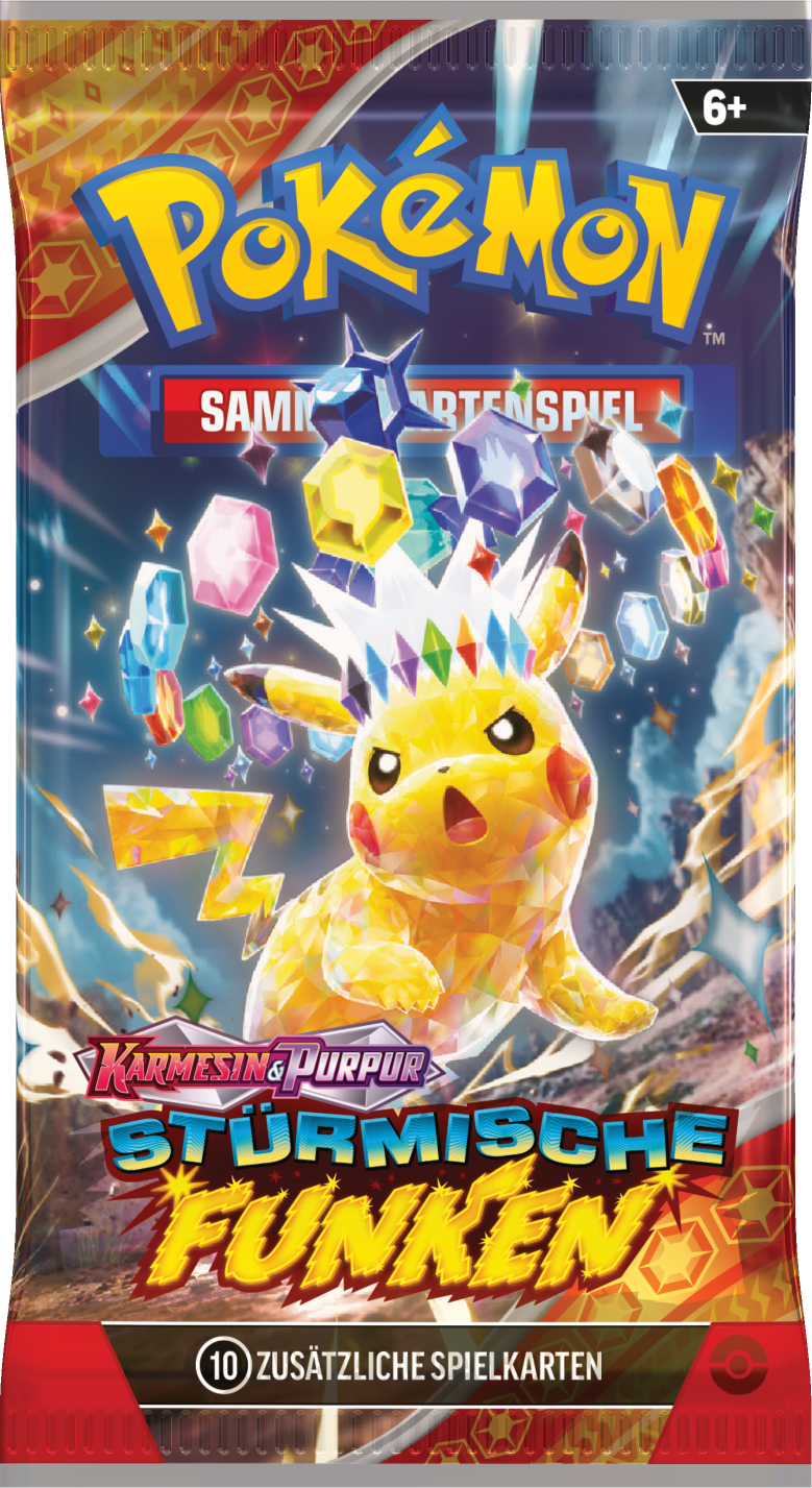 Pokémon TCG: Stürmische Funken – Boosterpack (Deutsch)
